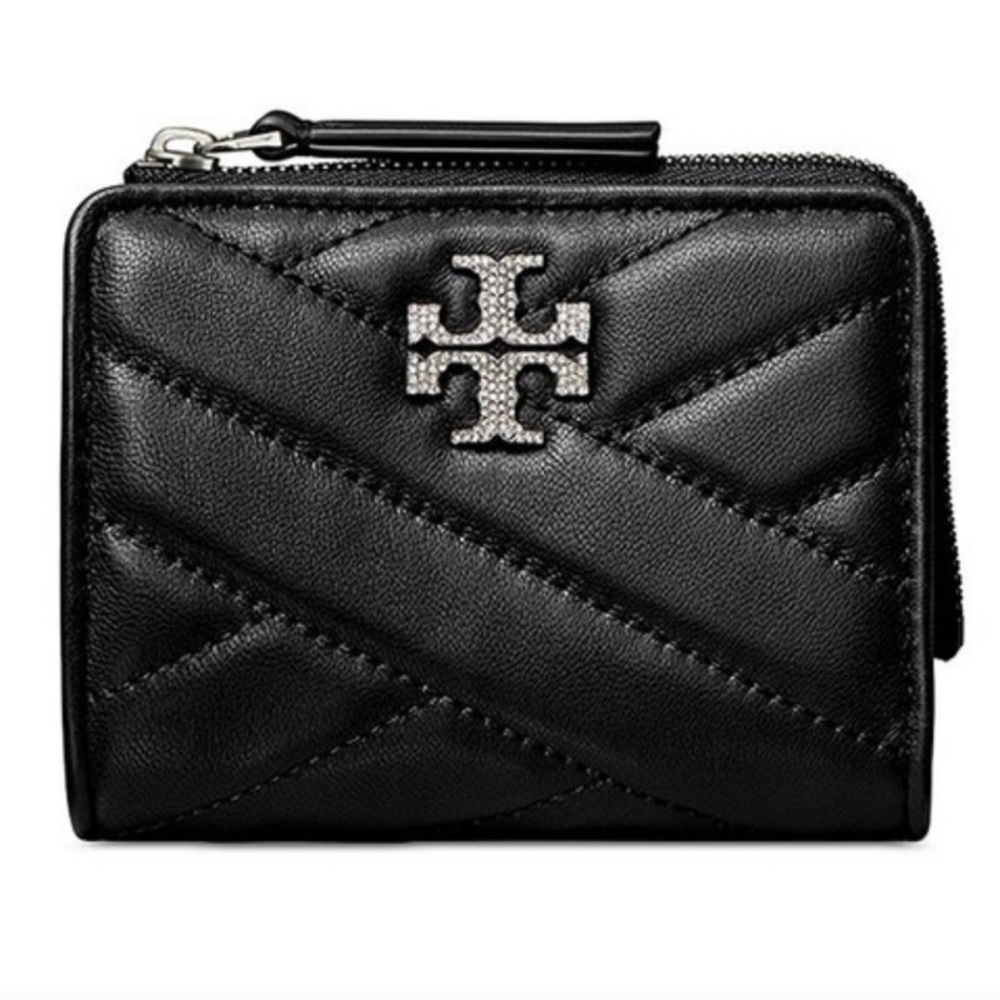Kira Chevron Pavé Logo Bi-Fold Wallet